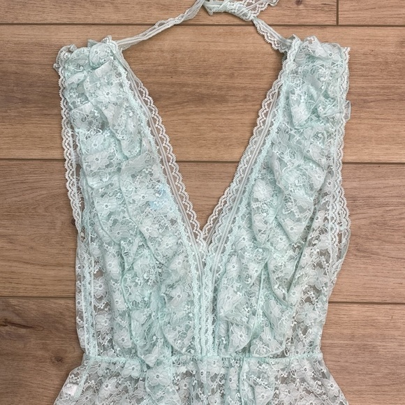 Betsey Johnson Lingerie Lace Romper‎ Coquette - Picture 5 of 11
